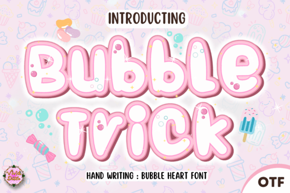 Bubble Trick: A Festive Hand-Lettered Font for Seasonal Branding Projects