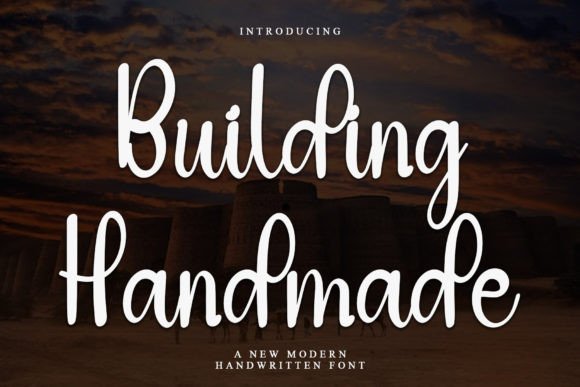 Building Handmade: A Versatile Handwritten Font for Modern Marketing Design