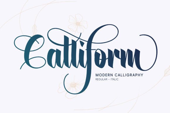 Calliform: A Modern Script Font for Elegant Web Design