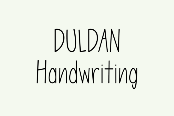 Duldan: A Handwritten Font That Adds Personality to Campaign Designs