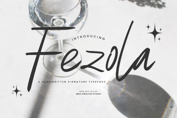 Fezola: A Handwritten Typeface for Elegant Editorial Design