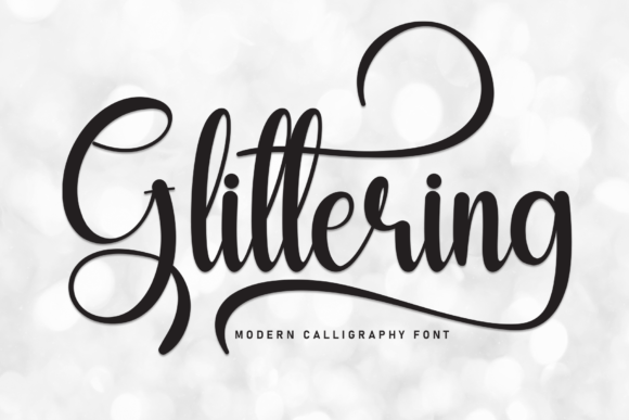 Glittering: A Sweet, Handwritten Font That Elevates Small Business Branding