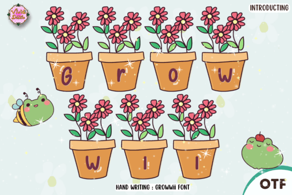 Growwii: A Festive Script Font for Thoughtful Editorial Design