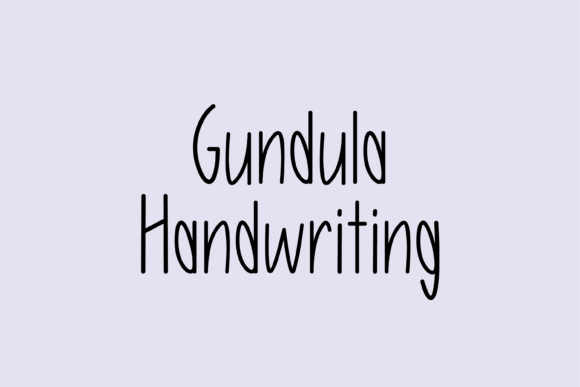 Gundula: A Whimsical Handwritten Font for Digital Branding and Web Design