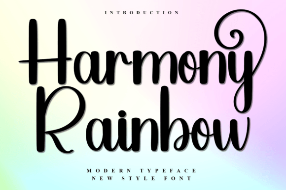 Harmony Rainbow: A Festive Typeface for Scroll-Stopping Digital Campaigns