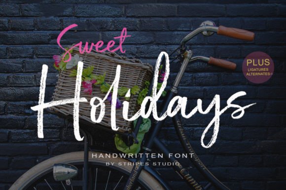 How Sweet Holidays Font Adds Personality to Campaign Visuals
