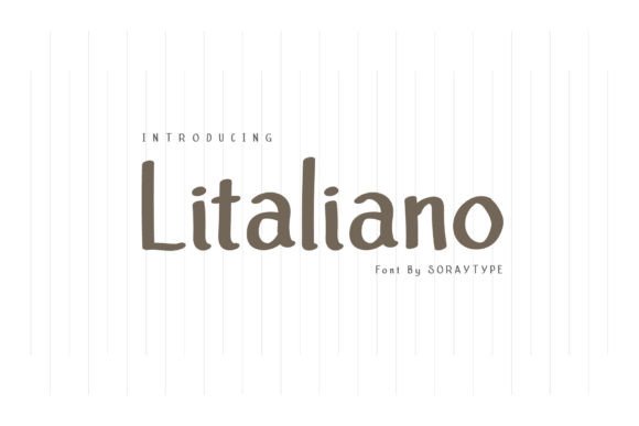 Litaliano: A Handwritten Script Font for Editorial Flair