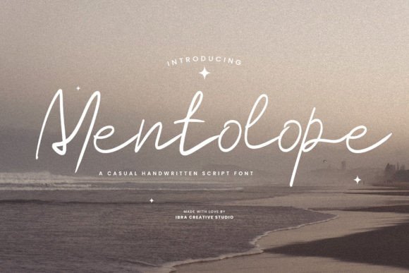 Mentolope: A Casual Script Font for Web Designers Who Value Personality