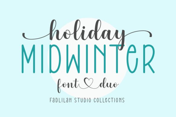 Midwinter Holiday Font: Stylish Typography for Digital Branding