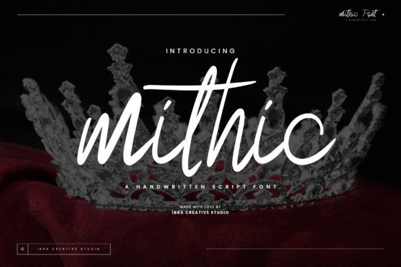 Mitchic: A Handwritten Script Font for Modern Marketing Visuals