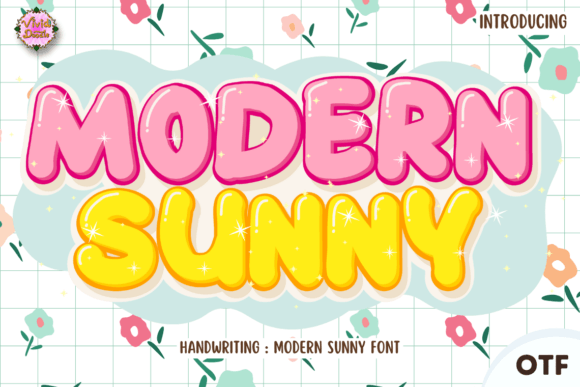 Modern Sunny: A Festive Script Font for Digital Branding and Web Design