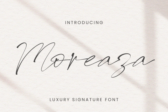 Moraeza: Elevate Your Digital Branding with a Luxurious Script Font