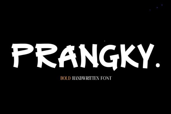 Prangky: A Handwritten Font That Elevates Small Business Branding