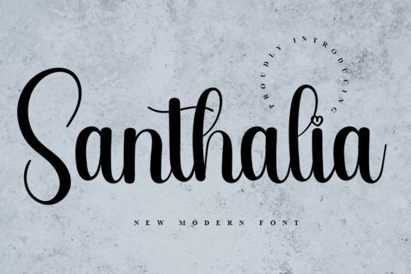 Santhalia: A Handwritten Font That Brings Elegance to Every Maker’s Project