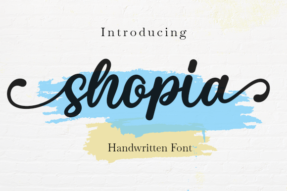 Shopia Duo: A Handwritten Font for Elegant Web Design