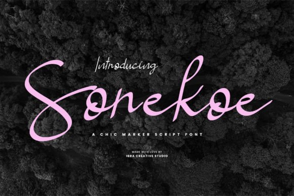 Sorekoe: A Chic Script Font for Elegant Editorial Design