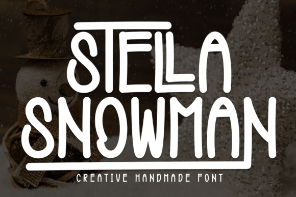 Stella Snowman: A Warm, Handwritten Font for Editorial Charm