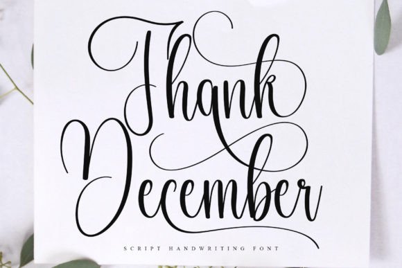 Thank December: A Handwritten Font That Elevates Digital Branding