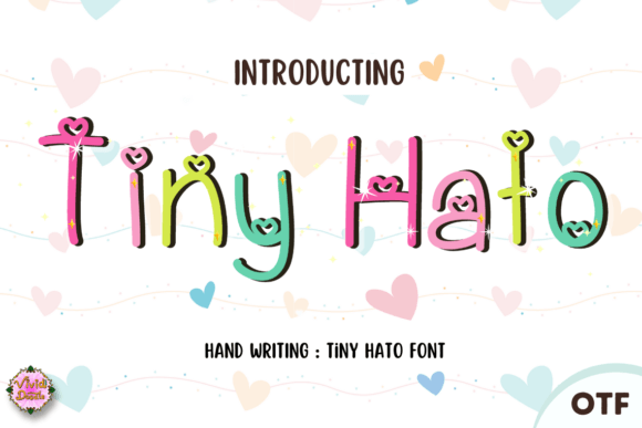 Tiny Hato: A Festive Script Font for Crafters & Product Makers